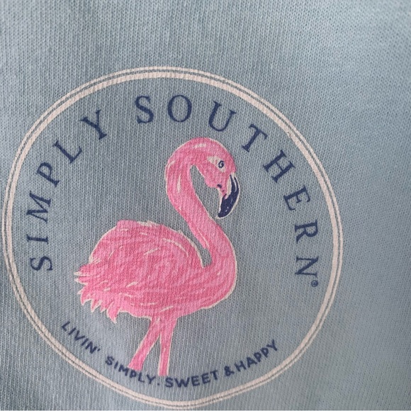 Simply Southern Light Blue Tee - Picture 3 of 6